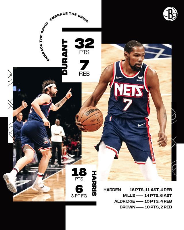 乐竞体育APP官网-22记三分吹响号角！篮网进攻回暖 防守依然在线