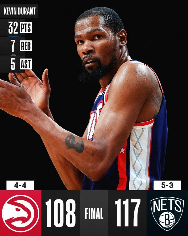 乐竞体育APP官网-三节31分导演两波高潮 篮网起伏不定KD稳如磐石